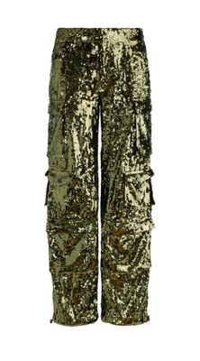 Olympia Mr Sequin Baggy Cargo Pant W Pockets
