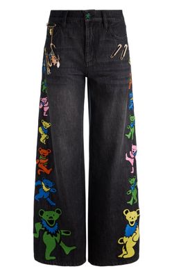 Amazing Lr Baggy Jean W Embr Patches