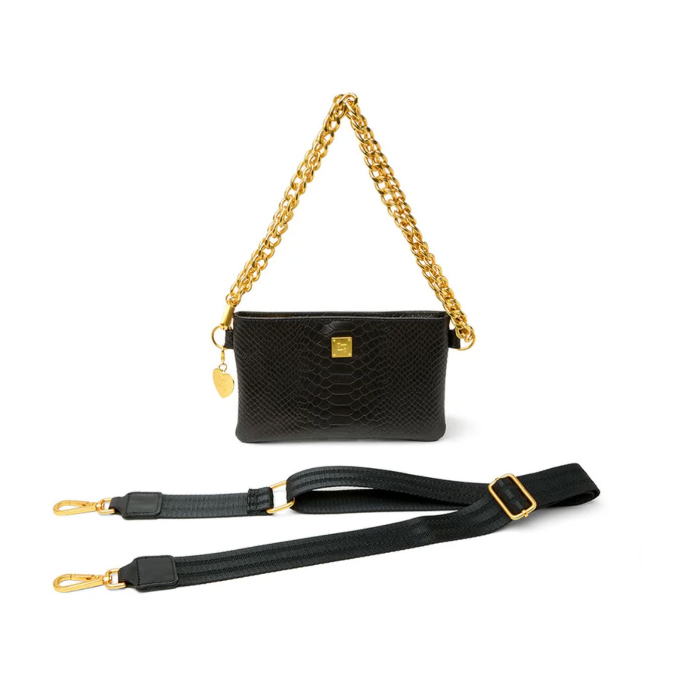 Fame, Color: Black Python Leather