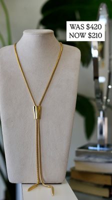 Long Lariat Necklace