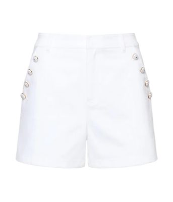White Denim Susie Short