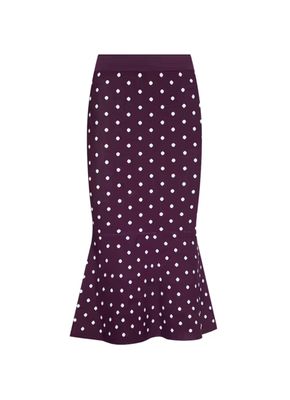 Mae Polka Dot Flare Skirt