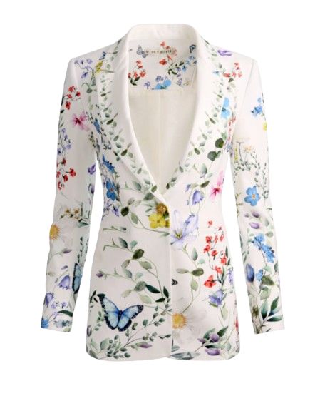 breann long fitted blazer