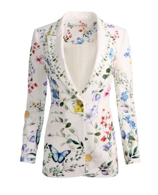 breann long fitted blazer