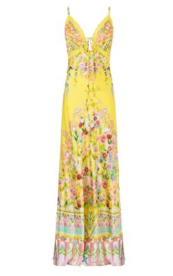 Bias Slip Dress w Lace Edge Detail