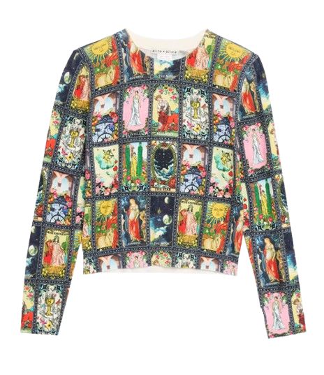 carolee printed pullover