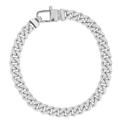 Pave Julian Cuban Bracelet