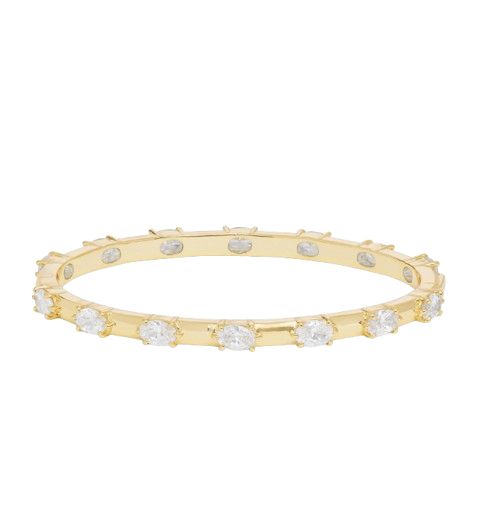 She's on Point Station Cuff Gold/White 7