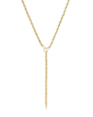 Serpent Lariat Necklace
