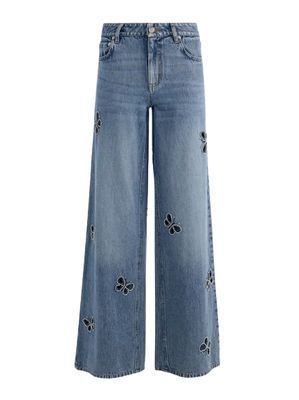 Amazing Lr Embell Cutout Jean