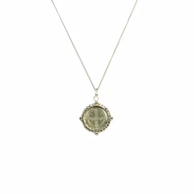 Bespoke San Benito Charm Necklace Silver 14”15”16”