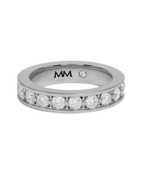 Ashley Infinity Ring, Color: silver white, Size: 8