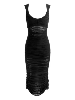 Renee Sheer Midi Dress