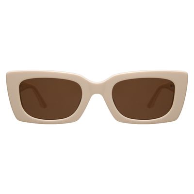wilson cream w/ brown flat lense