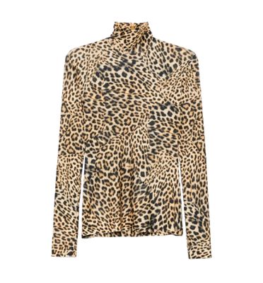 Slim Fit Long Sleeve Turtle Top