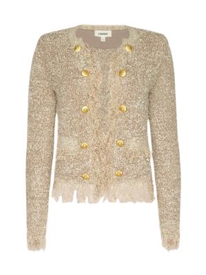 Mireille Fringe Trim Cardigan