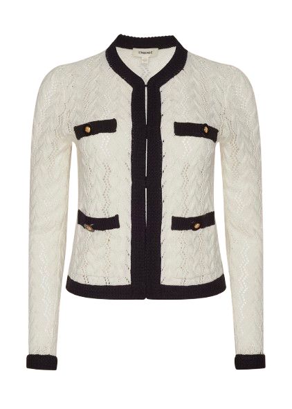 Zephyra Pointelle Cardi