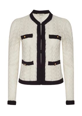 Zephyra Pointelle Cardi