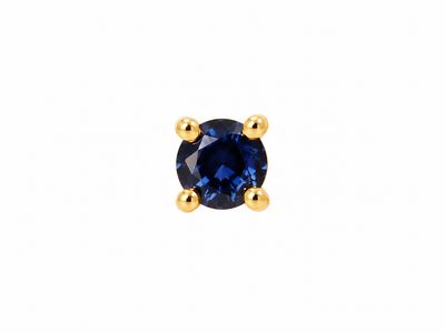 14k yg sapphire charm