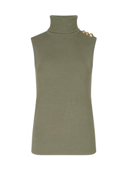 Ceci Slvless Turtle Neck