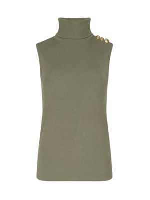 Ceci Slvless Turtle Neck