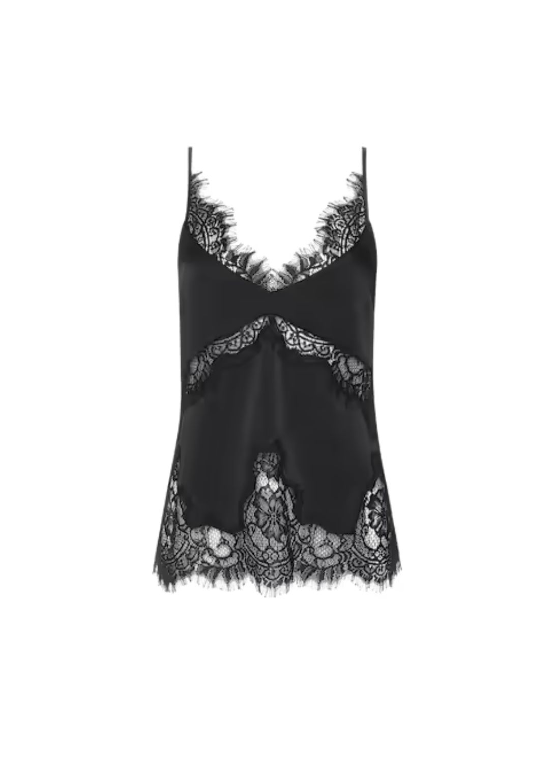 mitsu lace trm cami