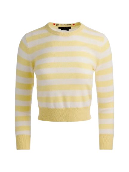 Carolann Cashmere Shrunken Pullover