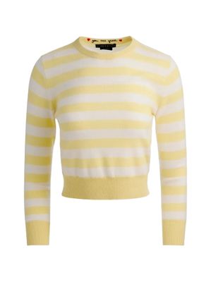 Carolann Cashmere Shrunken Pullover