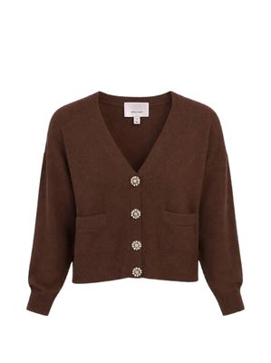Rhinestone Cashmere Kavita Cardigan