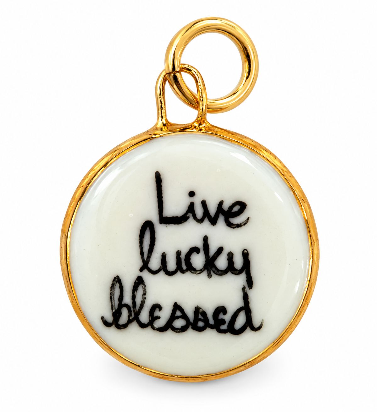 Live Lucky Blessed Charm
