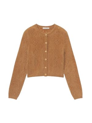 Cashmere Airy Teddy Cardi