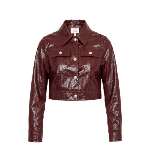 Tumbled Vegan Leather Lexie Jacket