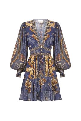 Button Front Frill Dress