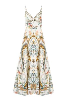 Long Dress w/Tie Front