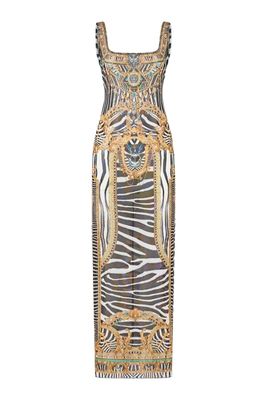 Square Neck Beach Maxi Dress
