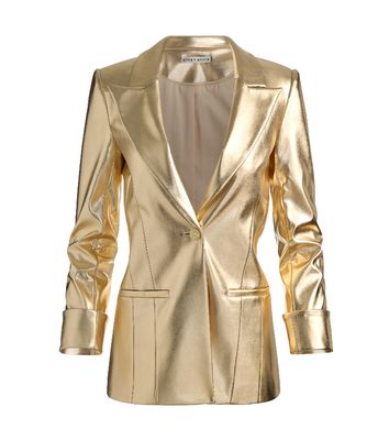 Burns Vgn Lthr Fttd Blazer