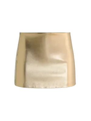 Mace Vgn Lthr Mini Skort