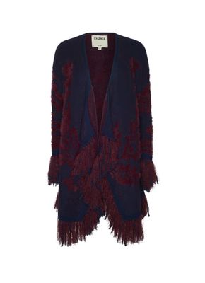 Naiad Jacquard Fringe Cardi