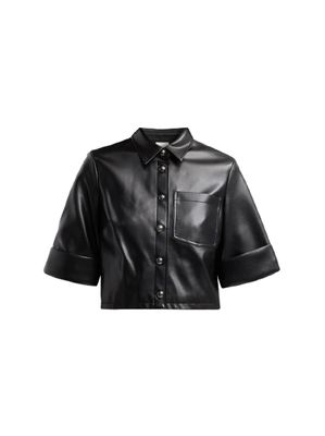 Vegan Leather Aiden Top