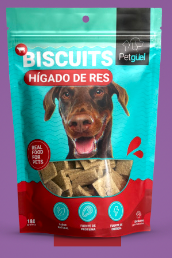 Petgüel Biscuits de Perro Hígado de Res