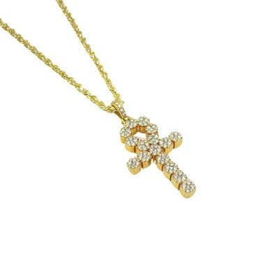 Diamond Ankh Pendant 10kt YG 14.7gr 2.14cttw SI-I GHI PN000868