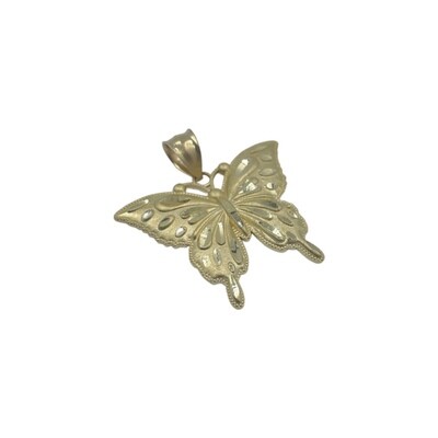 Large Butterfly Pendant 10kt YG 3.9gr PN000972