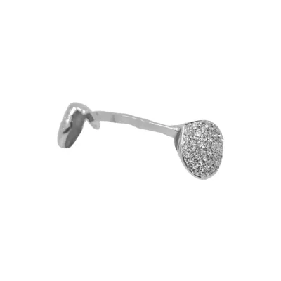 2-pack Hand prong Diamond Grillz Fangs with Backbar