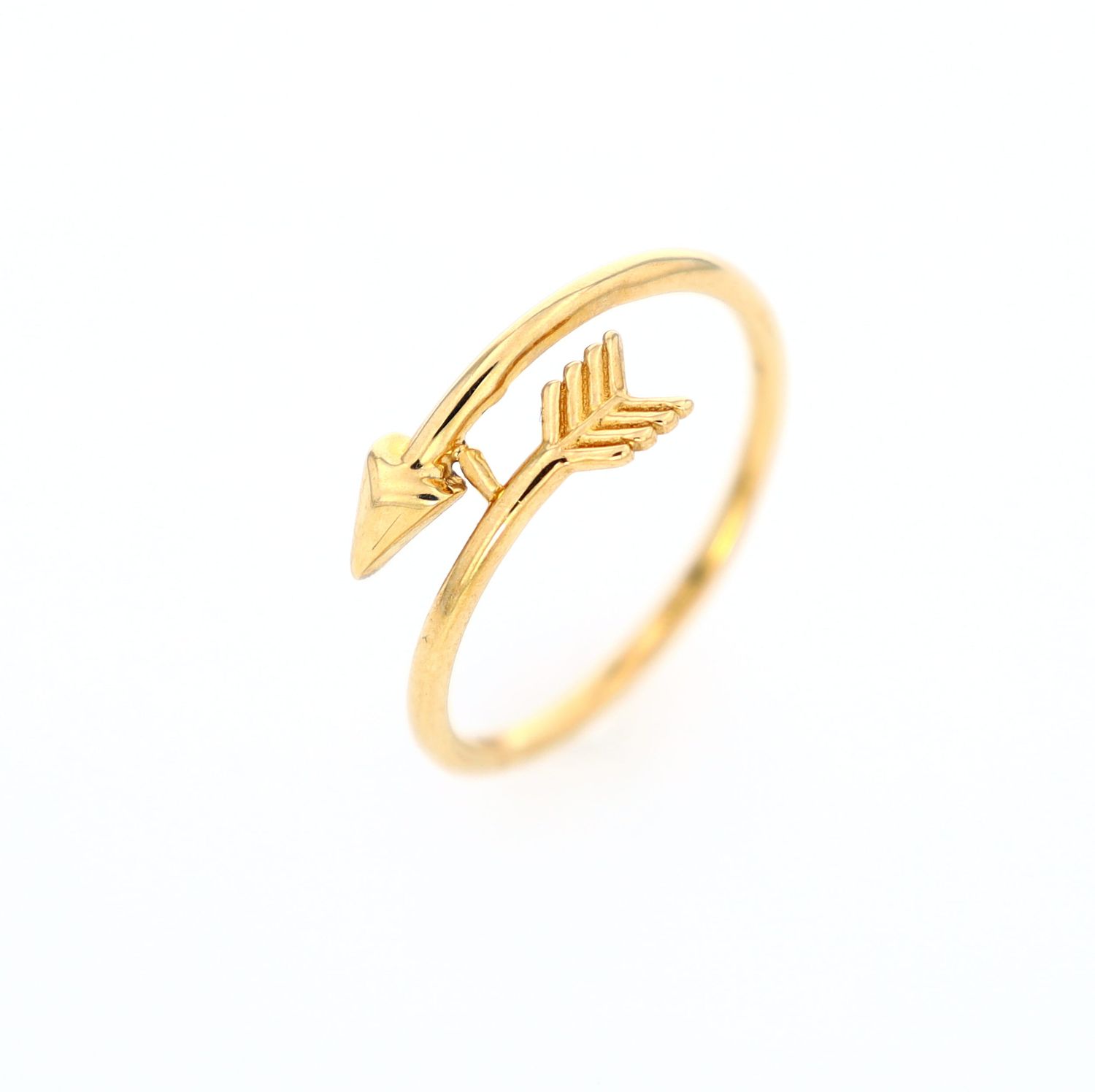 Arrow Ring 10kt YG 1.4gr RN00116