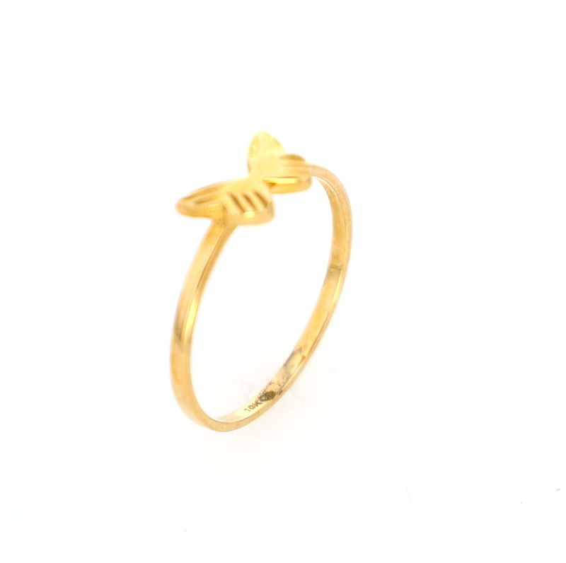 Butterfly Ring 10kt YG 1.1gr RN00113
