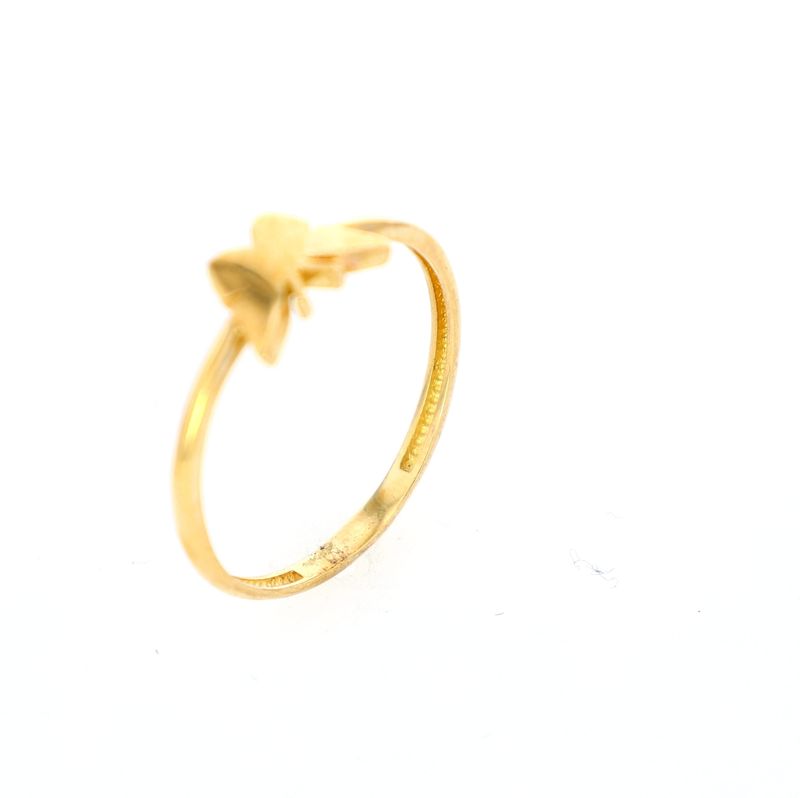 Smooth Butterfly Ring 10kt YG 0.9gr RN00117