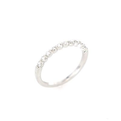 Diamond Stacker Ring 18kt WG 0.32cttw Size 6 RN00142