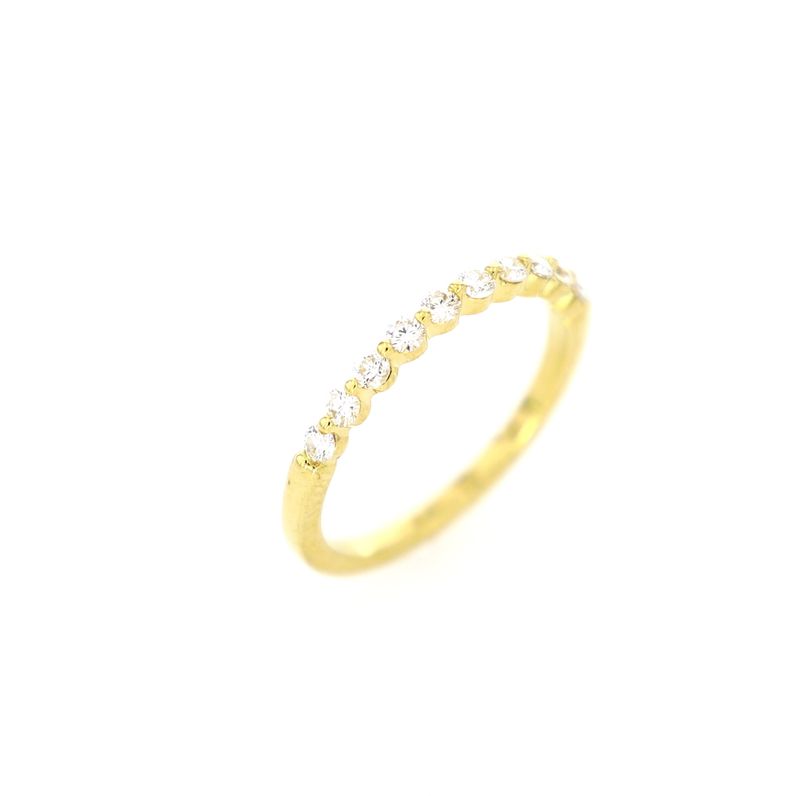 Diamond Stacker Ring 18kt YG 0.32cttw Size 6 RN00141