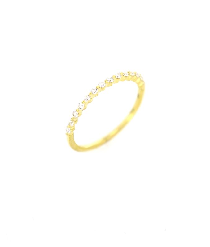 Diamond Stacker Ring 18kt YG 14 RD 0.18ctw SI-GH RN00150