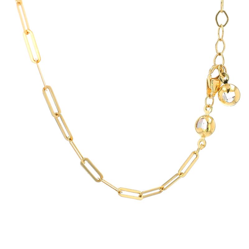 Clip heart Necklace 10kt YG 4.6gr NE00106